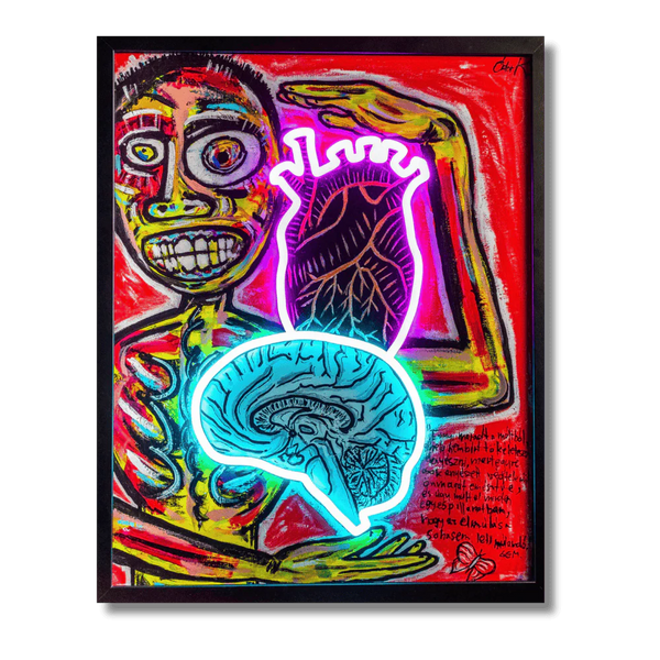 100EV x Ódor K. | Led Wall Art
