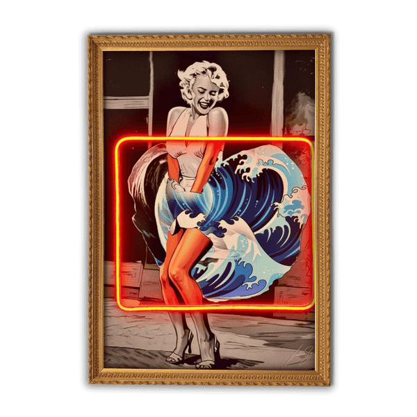 Marilyn Wave Kanagawa | Led Wall Art