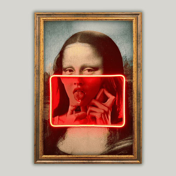 Gioconda Lollipop V.2 | Led Wall Art