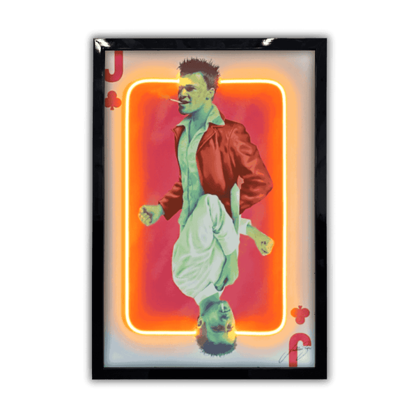 Fight Club Card | Led Wall Art