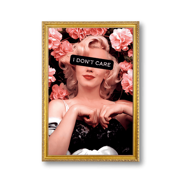 Marilyn I Don't Care | Poster Edition