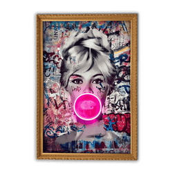 Brigitte Bardot Bubble V.1 | Led Wall Art