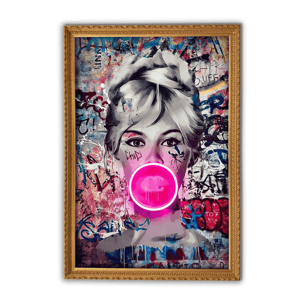 Brigitte Bardot Bubble V.1 | Led Wall Art