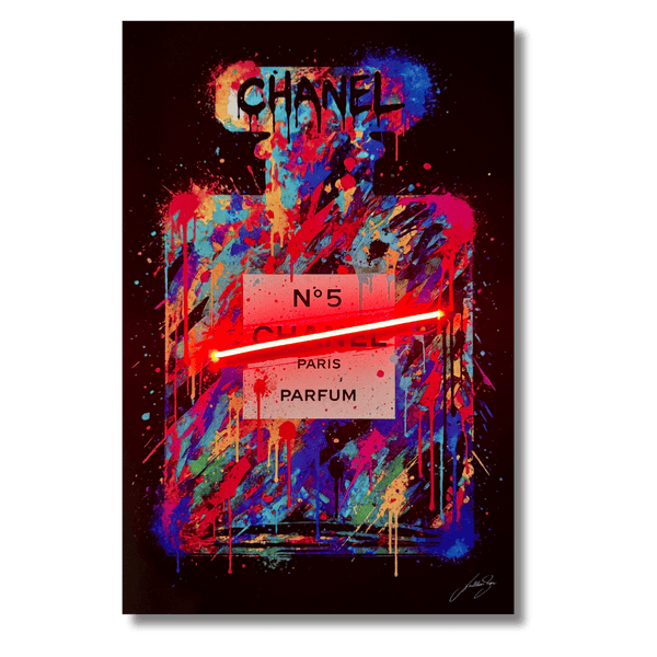Drip N° 5 V.2 | Led Wall Art - Image 2