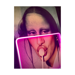 Gioconda Lollipop V.3 | Led Wall Art - Image 3