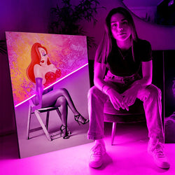 Jessica Unveiled | Led Wall Art - Image 4