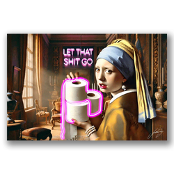 Let that shit go V.2 | Led Wall Art - Image 2