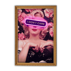 Marilyn i don't care | Led Wall Art