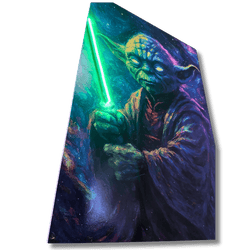 Mystic Yoda - The Force is Bright | Led Wall Art - Image 4
