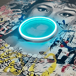 Audrey Hepburn Bubble V.1 | Led Wall Art - Image 3