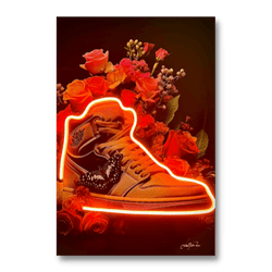 Basketball Shoes Butterfly | Led Wall Art - Image 2