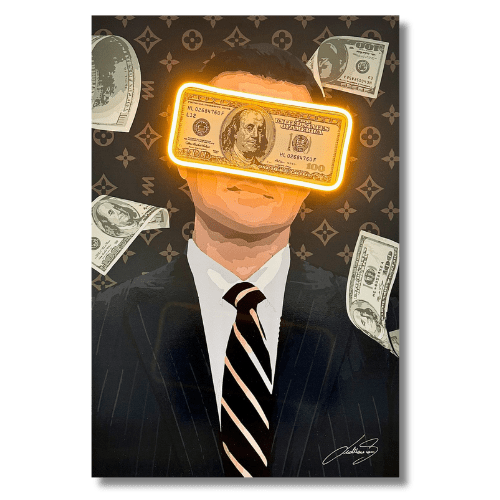 Belfort Money Rain | Led Wall Art - Image 2
