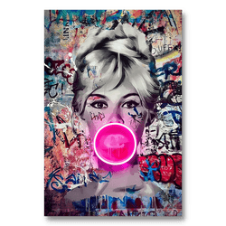 Brigitte Bardot Bubble V.1 | Led Wall Art - Image 2