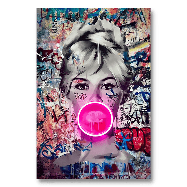 Brigitte Bardot Bubble V.1 | Led Wall Art - Image 2