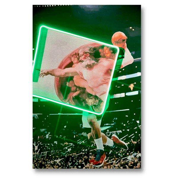 Creation of Adam Basketball | Led Wall Art - Image 2