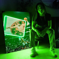 Creation of Adam Basketball | Led Wall Art - Image 4