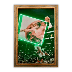 Creation of Adam Basketball | Led Wall Art