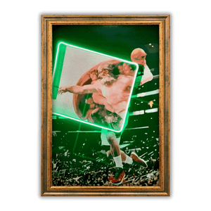 Creation of Adam Basketball | Led Wall Art