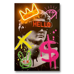 David Future Graffiti | Led Wall Art - Image 2