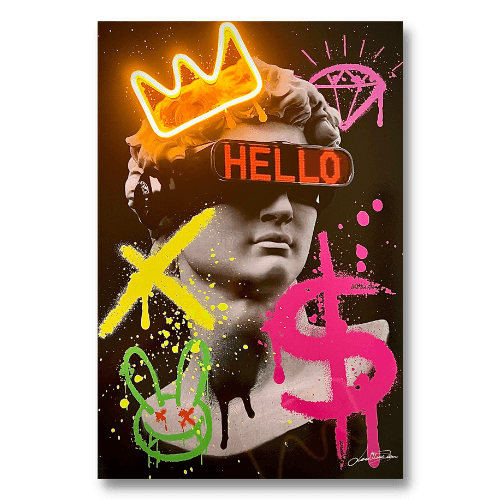 David Future Graffiti | Led Wall Art - Image 2