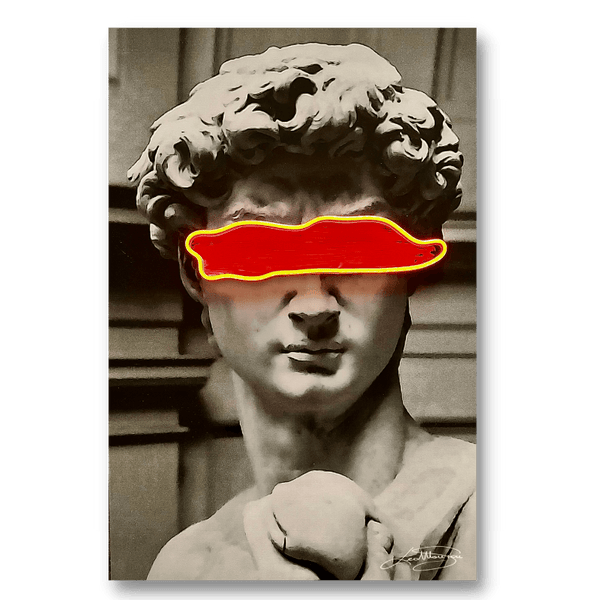 David Red Band | Led Wall Art - Image 2