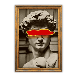David Red Band | Led Wall Art