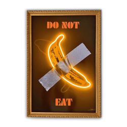 Don't Eat This Banana | Led Wall Art
