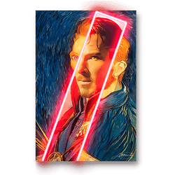 Doctor Strange Van Gogh | Led Wall Art - Image 2