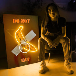 Don't Eat This Banana | Led Wall Art - Image 4
