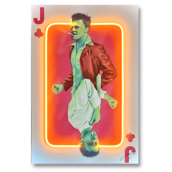 Fight Club Card | Led Wall Art - Image 2
