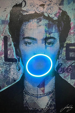 Frida Kahlo Bubble V.2 | Led Wall Art - Image 3