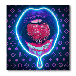 Fruit Passion Lips v.1 | Led Wall Art