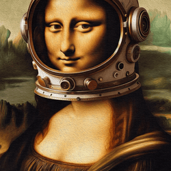 Gioconda Astronaut | Poster Edition - Image 3