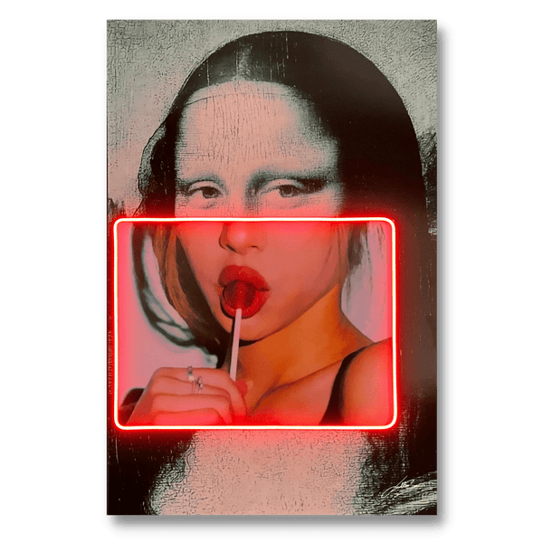 Gioconda Lollipop | Led Wall Art - Image 2