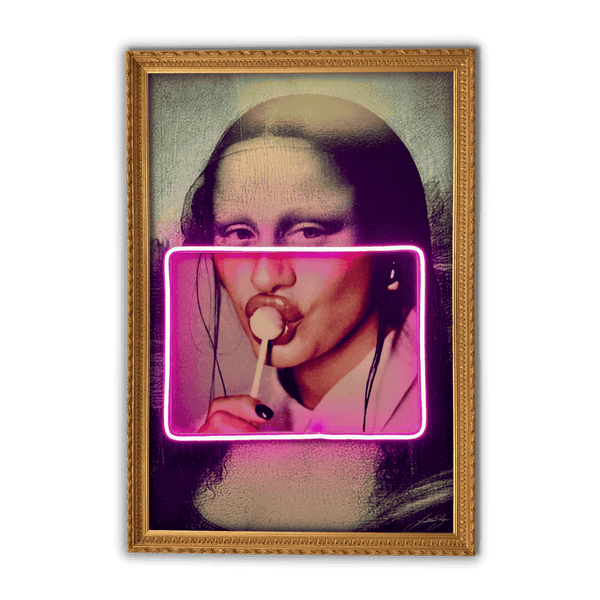 Gioconda Lollipop V.3 | Led Wall Art