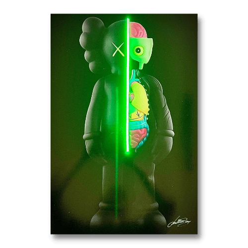 KAWS Dissected | Led Wall Art - Image 2