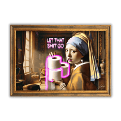 Let that shit go V.2 | Led Wall Art