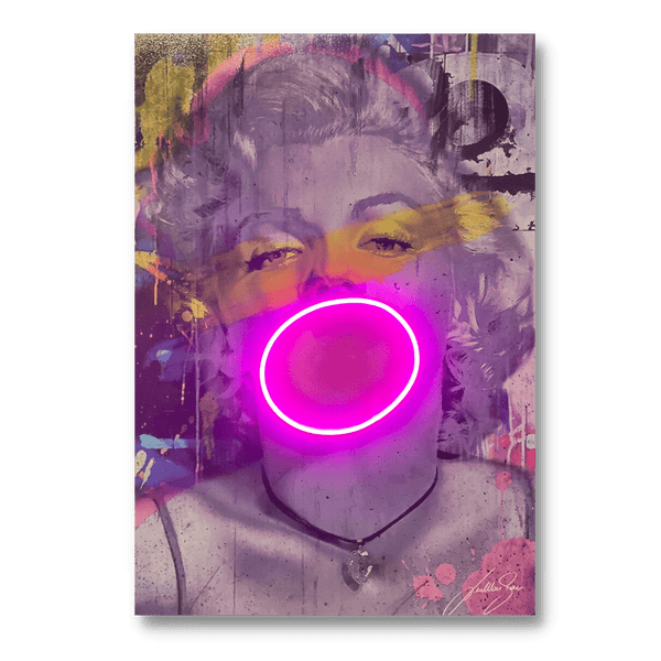 Marilyn Bubble V.2 | Led Wall Art - Image 2