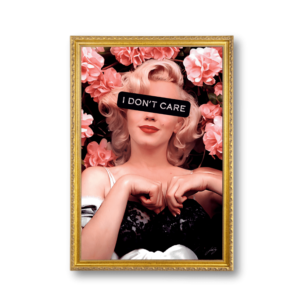 Marilyn I Don't Care | Poster Edition