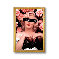 Marilyn I Don't Care | Poster Edition