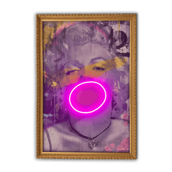 Marilyn Bubble V.2 | Led Wall Art
