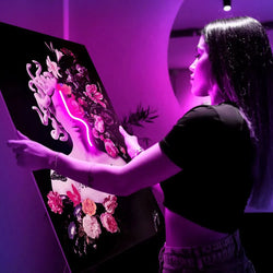 Medusa Flowers | Led Wall Art - Image 4