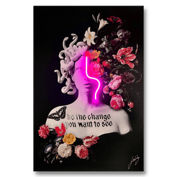Medusa Flowers | Led Wall Art - Image 2