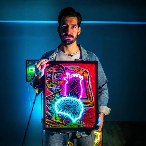 100EV x Ódor K. | Led Wall Art - Image 2