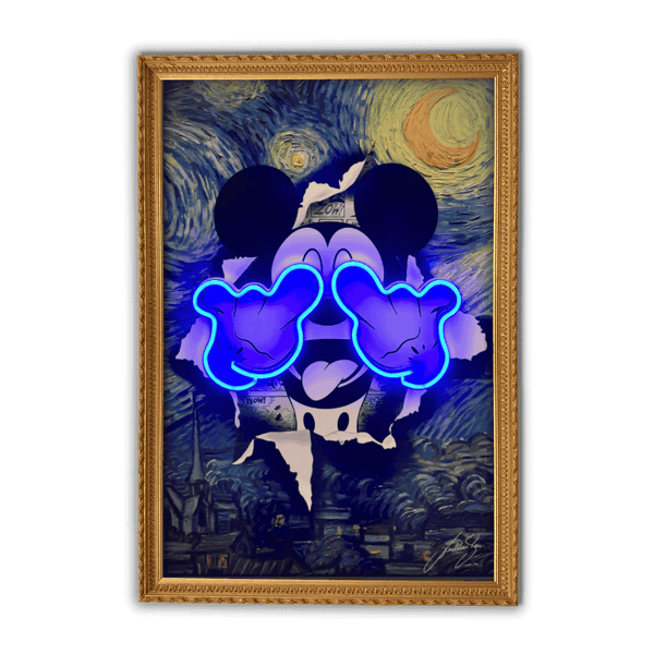 Micky Starry Night | Led Wall Art