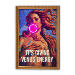 Venus Bubble | Led Wall Art