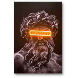 Zeus Censored | Led Wall Art - Image 2
