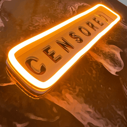 Zeus Censored | Led Wall Art - Image 3